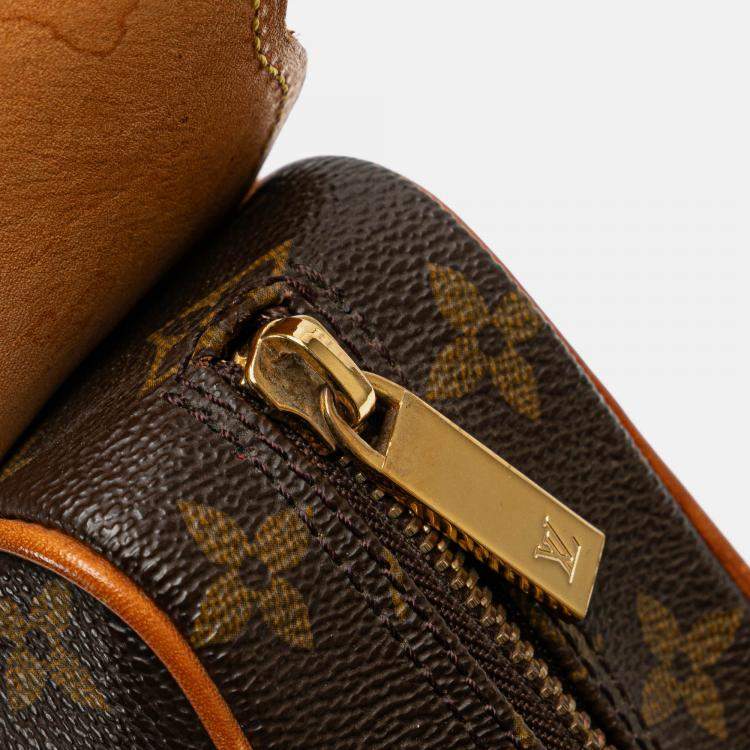 Pre Owned Louis Vuitton Brown Monogram Croissant GM
