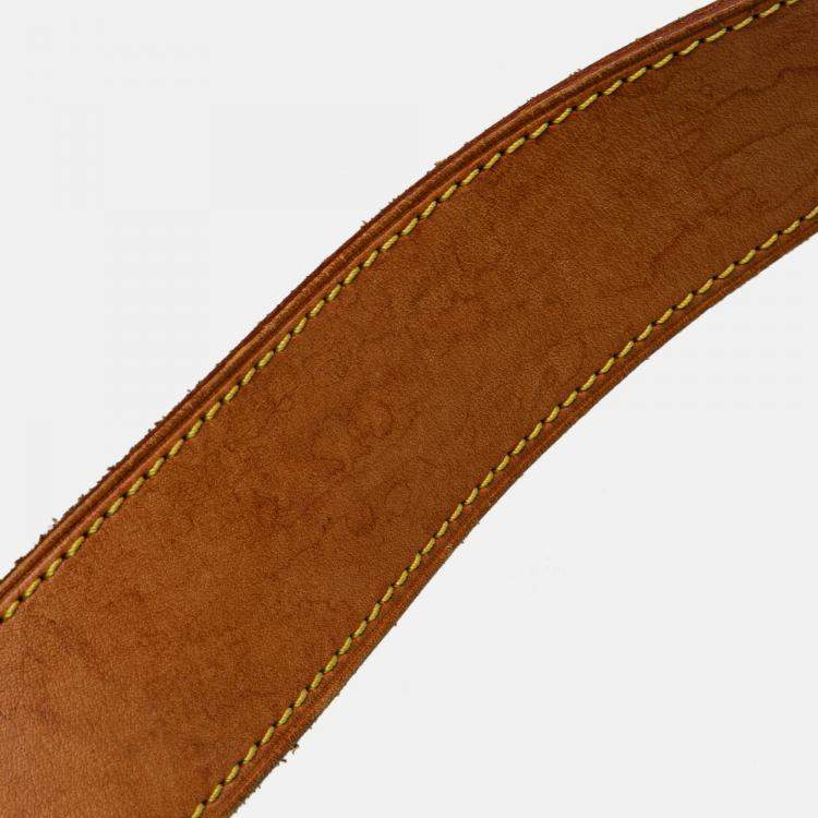Pre Owned Louis Vuitton Brown Monogram Croissant GM
