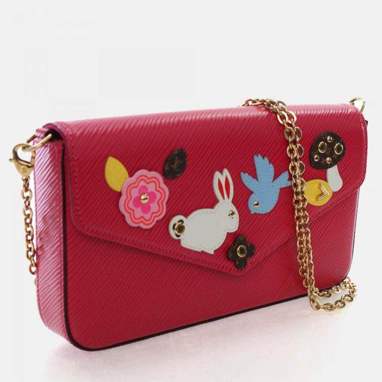 Pre Owned Louis Vuitton Epi Felicie Pochette Patchwork