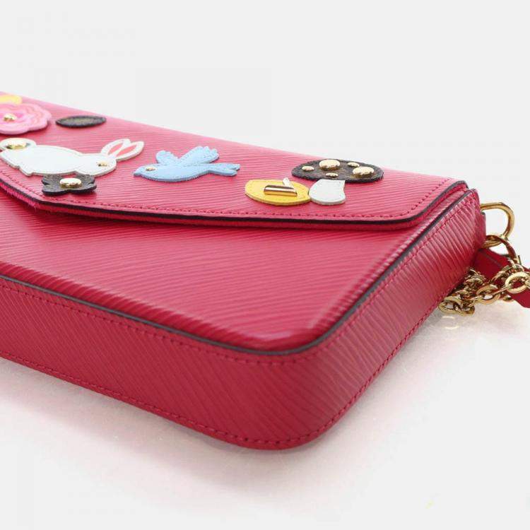 Pre Owned Louis Vuitton Epi Felicie Pochette Patchwork