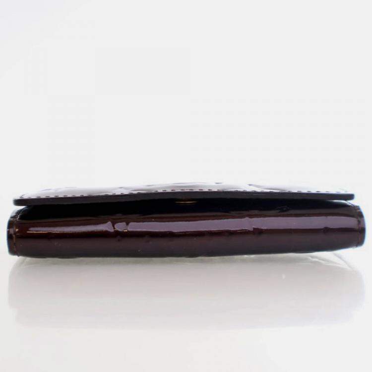 Pre Owned Louis Vuitton Monogram Vernis 4 Key Case