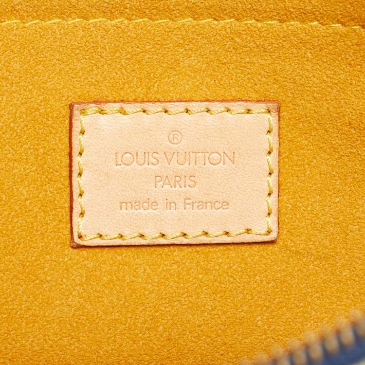 Pre Owned Louis Vuitton Blue Monogram Denim Neo Speedy Bag