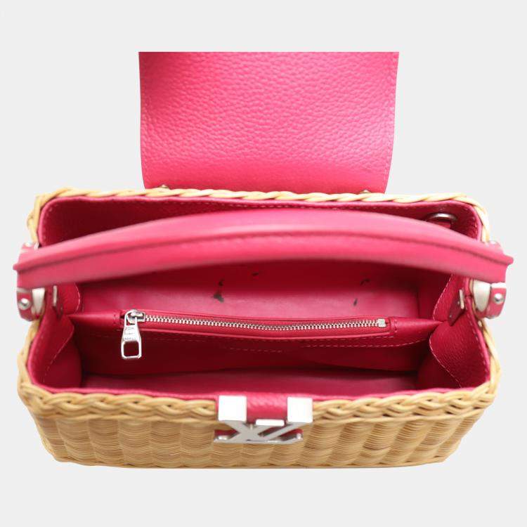 Pre Owned Louis Vuitton Wicker Capucines Bag