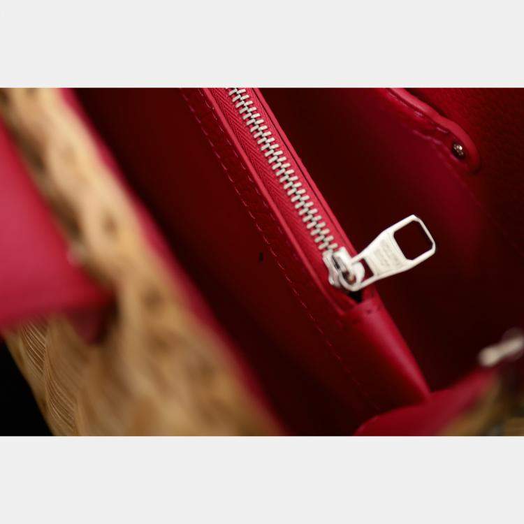 Pre Owned Louis Vuitton Wicker Capucines Bag