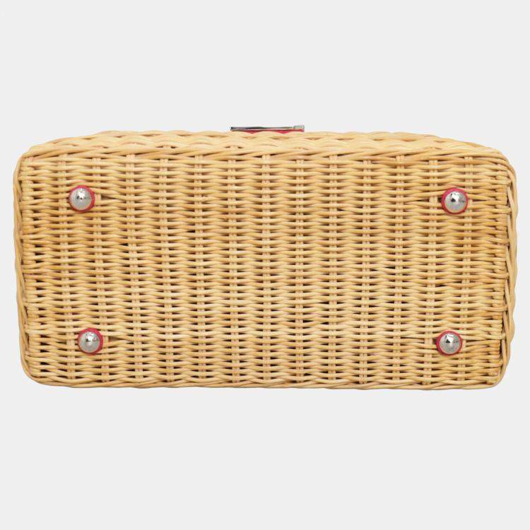 Pre Owned Louis Vuitton Wicker Capucines Bag