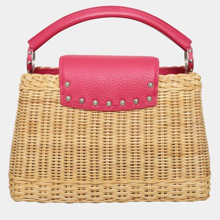 Pre Owned Louis Vuitton Wicker Capucines Bag