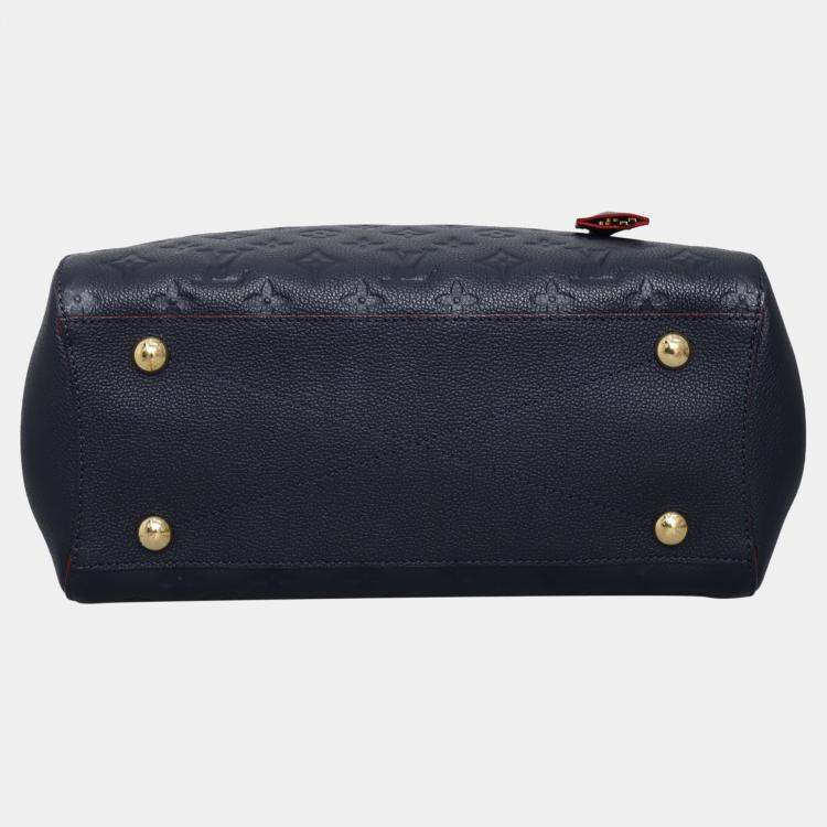 Pre Owned Louis Vuitton Monogram Empreinte Montaigne MM Bag