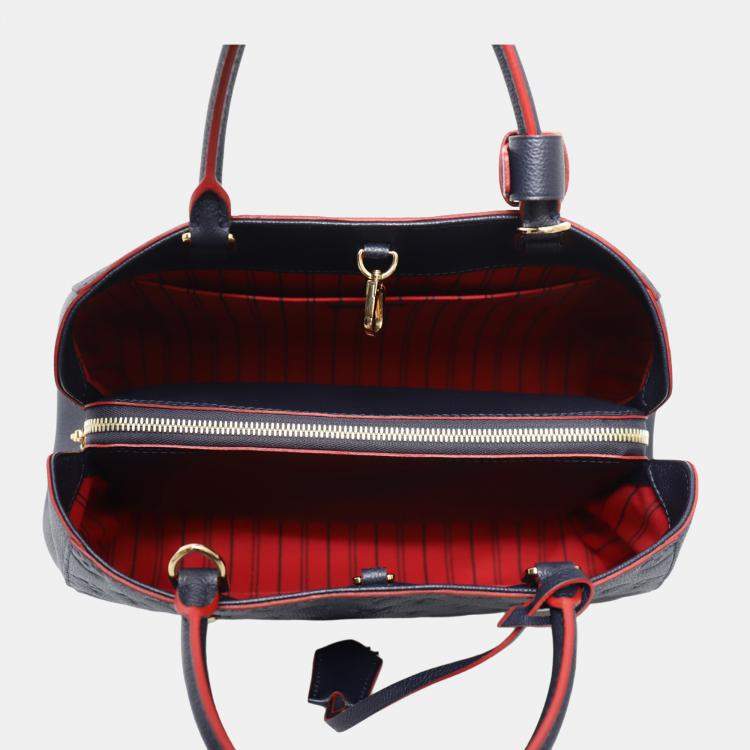 Pre Owned Louis Vuitton Monogram Empreinte Montaigne MM Bag