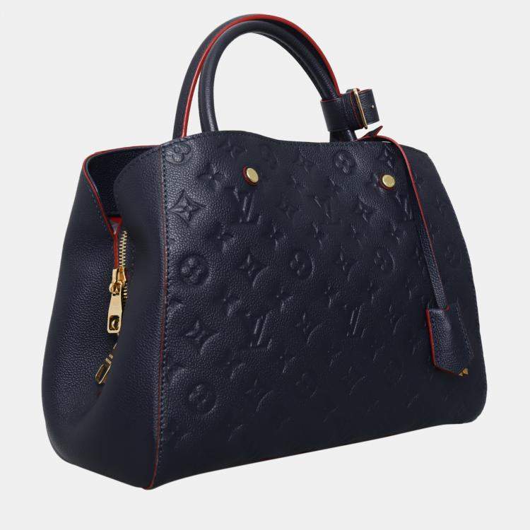 Pre Owned Louis Vuitton Monogram Empreinte Montaigne MM Bag