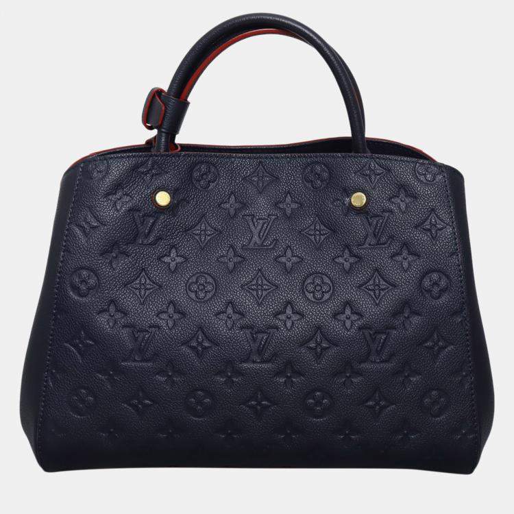 Pre Owned Louis Vuitton Monogram Empreinte Montaigne MM Bag