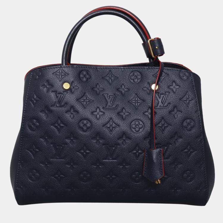 Pre Owned Louis Vuitton Monogram Empreinte Montaigne MM Bag