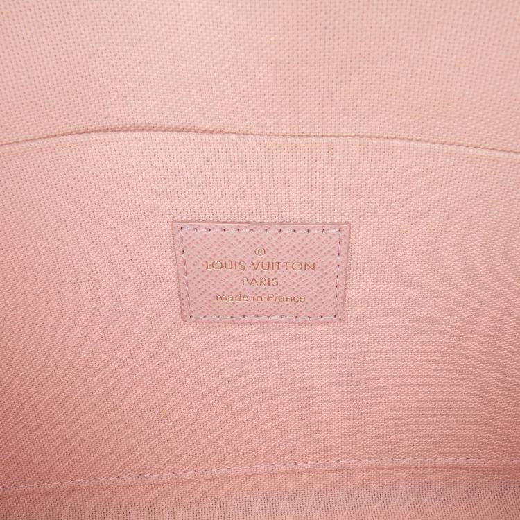 Pre Owned Louis Vuitton White Damier Azur Pochette Felicie