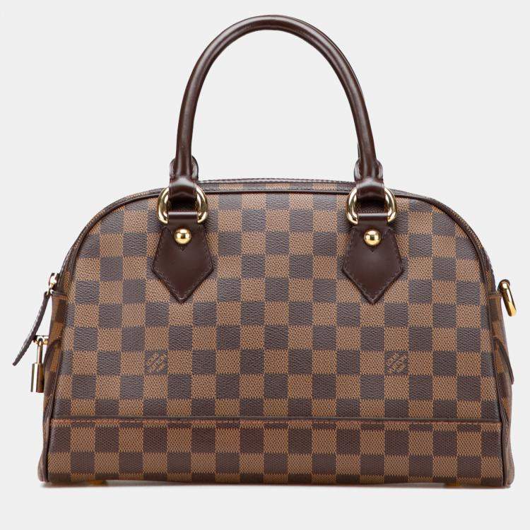 Pre Owned Louis Vuitton Brown Damier Ebene Duomo