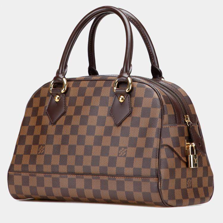 Pre Owned Louis Vuitton Brown Damier Ebene Duomo