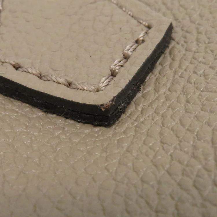 Pre Owned Louis Vuitton Nano Speedy Tourterellegray Monogram Empreinte Leather Size Nano