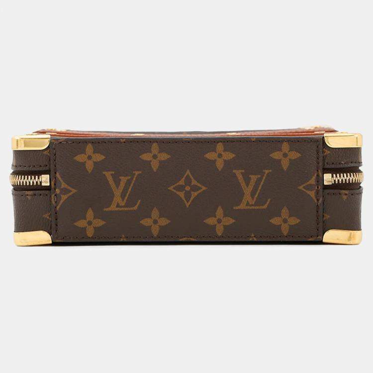 Pre Owned Louis Vuitton Soft Trunk Brown Monogram Nbacollaboration