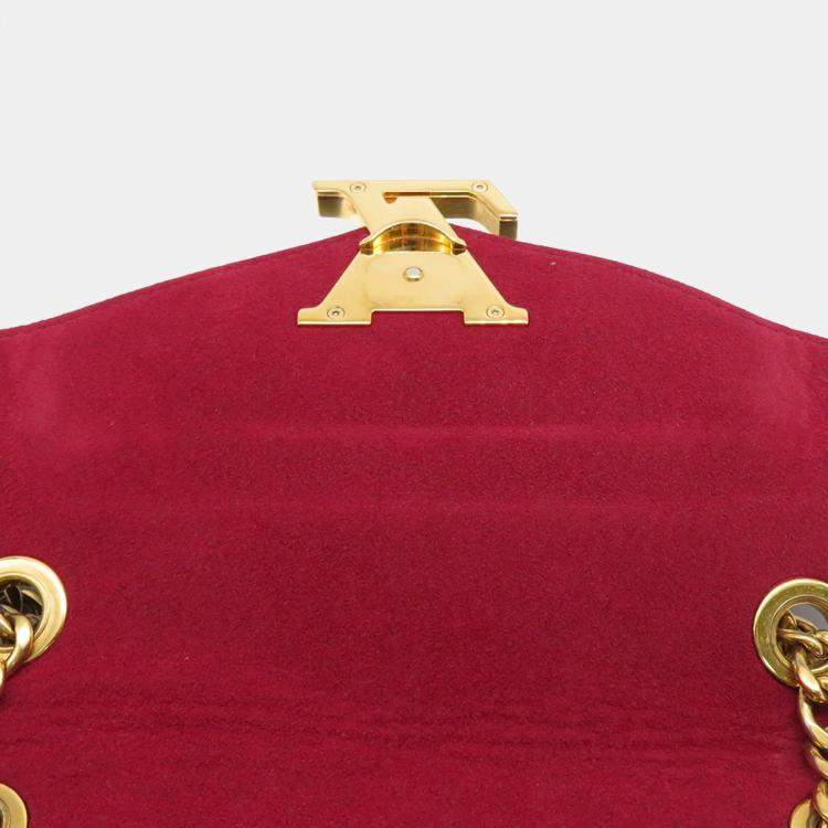 Pre Owned Louis Vuitton Passy Red Monogram