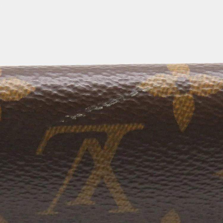 Pre Owned Louis Vuitton Passy Red Monogram