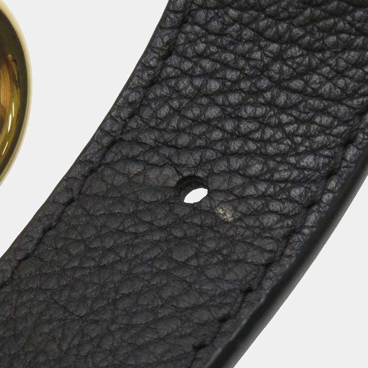 Pre Owned Louis Vuitton Lowkey Hobo Noir Grained Calf Leather Size MM