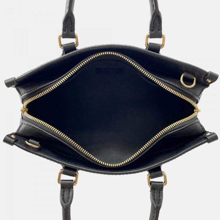 Pre Owned Louis Vuitton Onthego Ew Noir Monogram Empreinte