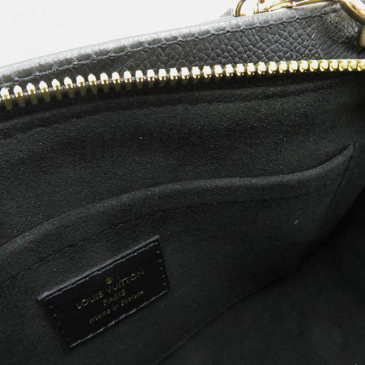 Pre Owned Louis Vuitton Onthego Ew Noir Monogram Empreinte