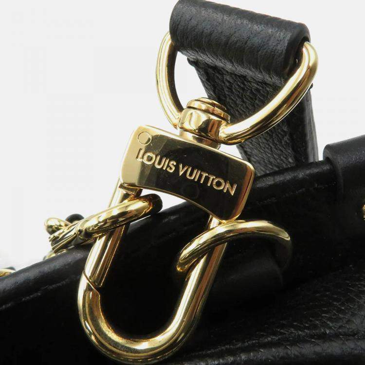 Pre Owned Louis Vuitton Onthego Ew Noir Monogram Empreinte