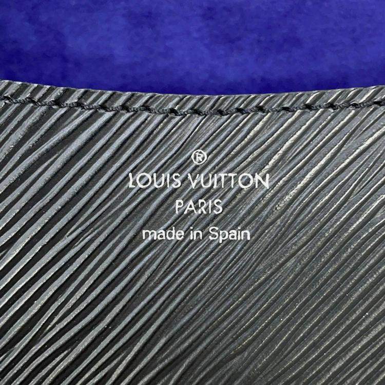 Pre Owned Louis Vuitton Busy NM Noir Epi Leather Handbag