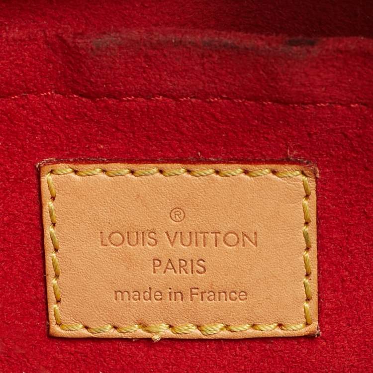 Pre Owned Louis Vuitton Cerise Monogram Canvas Pallas BB Bag