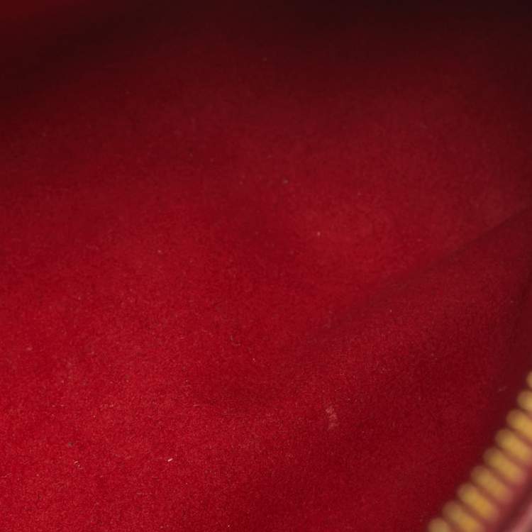 Pre Owned Louis Vuitton Cerise Monogram Canvas Pallas BB Bag
