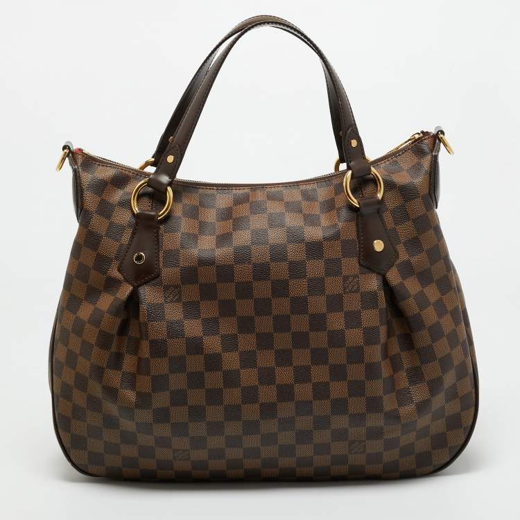 Pre Owned Louis Vuitton Damier Ebene Canvas Evora MM Bag