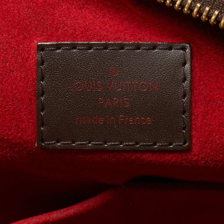 Pre Owned Louis Vuitton Damier Ebene Canvas Evora MM Bag