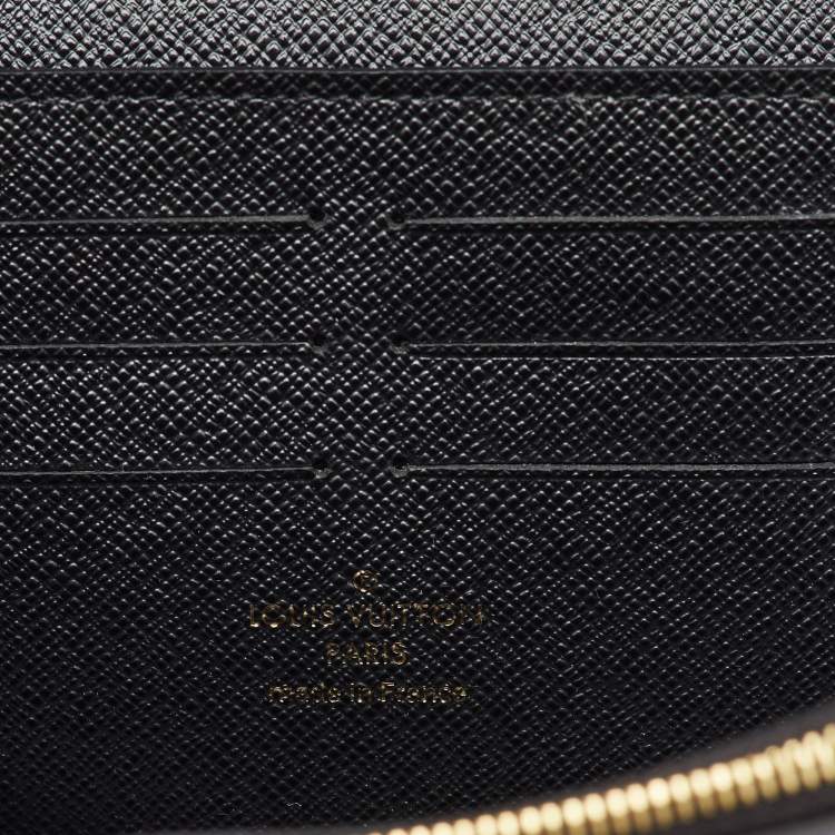 Pre Owned Louis Vuitton Navy Blue Flower Lace Leather Inlay Twist Wallet on Chain