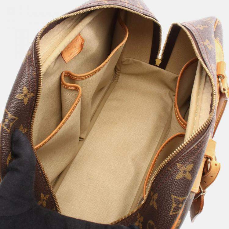 Pre Owned Louis Vuitton Deauville Monogram Canvas Bowling Bag