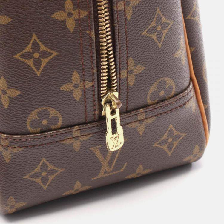 Pre Owned Louis Vuitton Deauville Monogram Canvas Bowling Bag