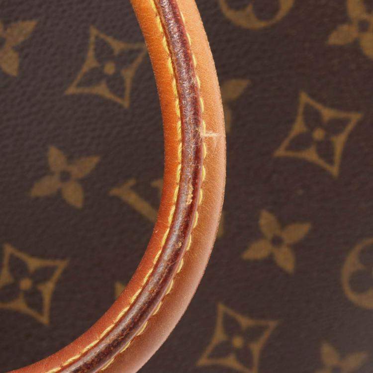 Pre Owned Louis Vuitton Deauville Monogram Canvas Bowling Bag