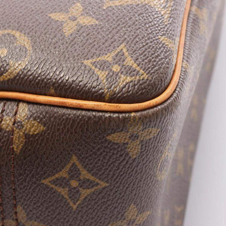 Pre Owned Louis Vuitton Deauville Monogram Canvas Bowling Bag