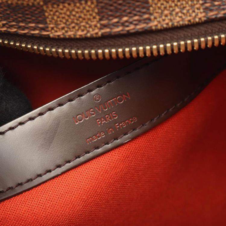 Pre Owned Louis Vuitton Naviglio Damier Ebene Canvas Crossbody Bag