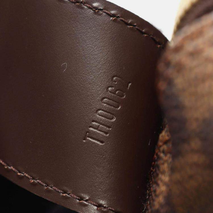 Pre Owned Louis Vuitton Naviglio Damier Ebene Canvas Crossbody Bag