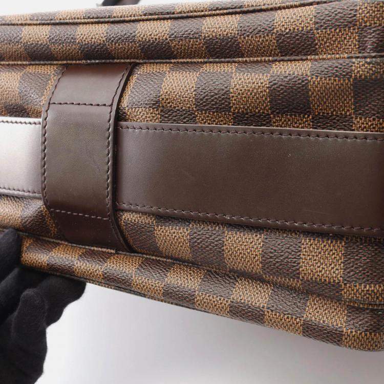 Pre Owned Louis Vuitton Naviglio Damier Ebene Canvas Crossbody Bag