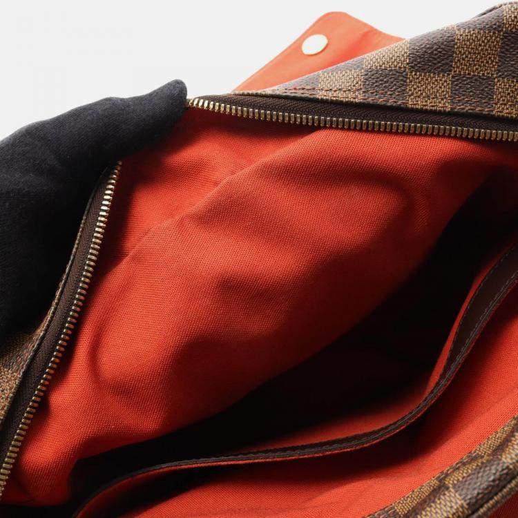 Pre Owned Louis Vuitton Naviglio Damier Ebene Canvas Crossbody Bag