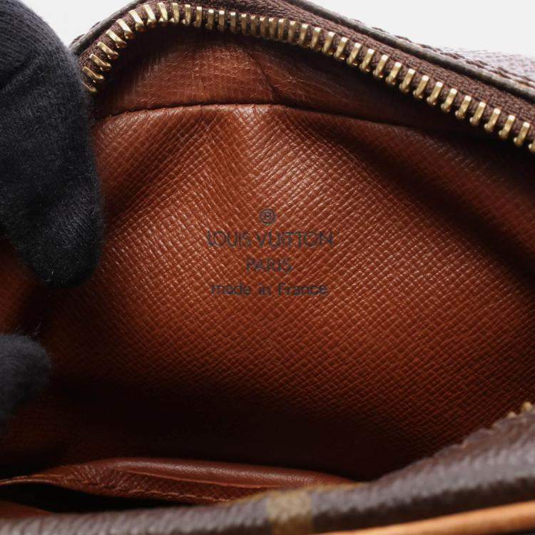 Pre Owned Louis Vuitton Amazon Brown Monogram Canvas Crossbody Shoulder Bag 