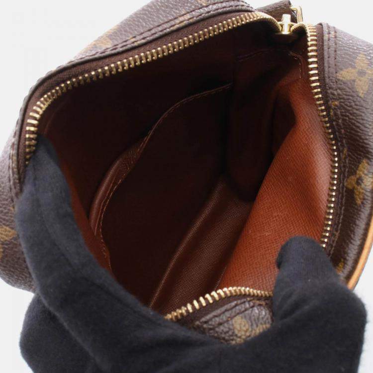 Pre Owned Louis Vuitton Amazon Brown Monogram Canvas Crossbody Shoulder Bag 