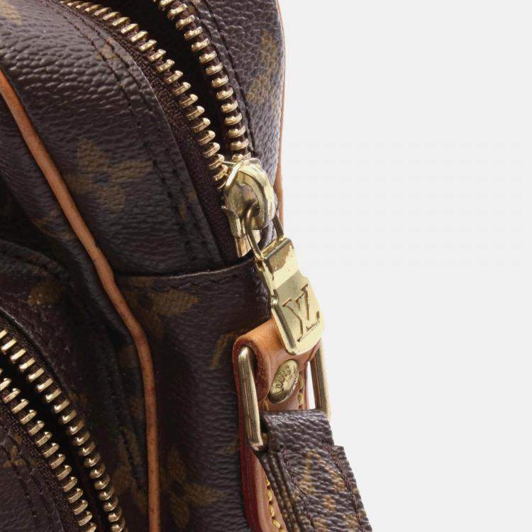 Pre Owned Louis Vuitton Amazon Brown Monogram Canvas Crossbody Shoulder Bag 
