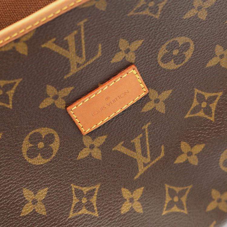 مملوكة مسبقًا Louis Vuitton Saumur 43 Brown Monogram Canvas Leather Shoulder Bag