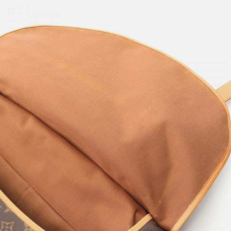 مملوكة مسبقًا Louis Vuitton Saumur 43 Brown Monogram Canvas Leather Shoulder Bag