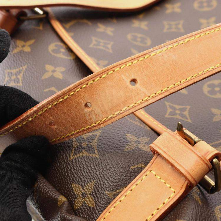 مملوكة مسبقًا Louis Vuitton Saumur 43 Brown Monogram Canvas Leather Shoulder Bag