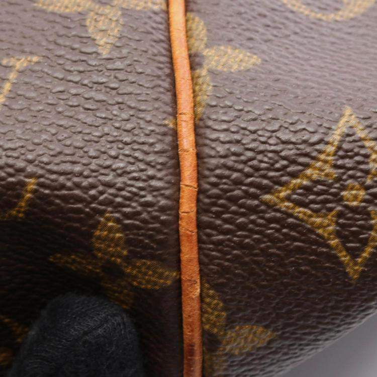 Pre Owned Louis Vuitton Keepall Brown Monogram Canvas Duffel Bag