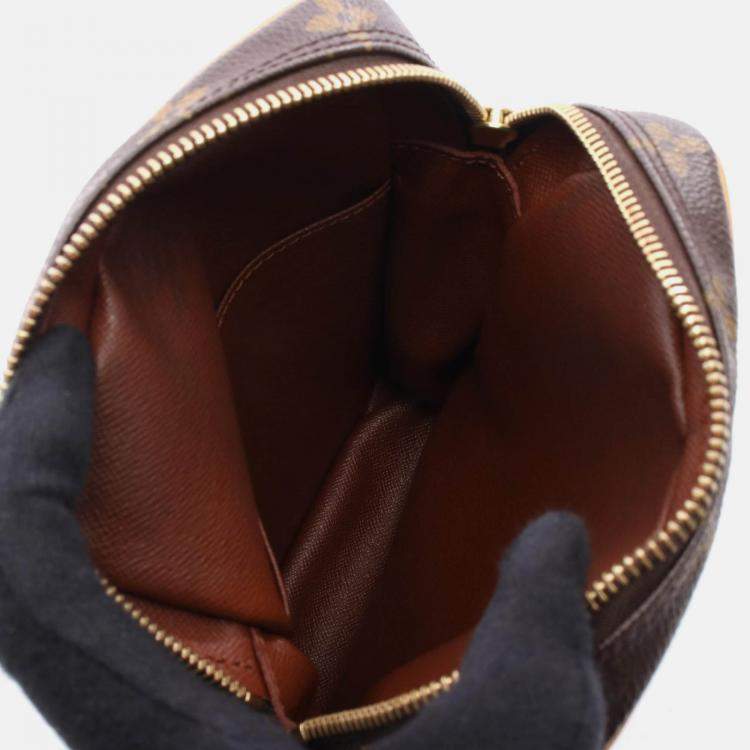 Pre Owned Louis Vuitton Danube Brown Monogram Shoulder Crossbody Bag