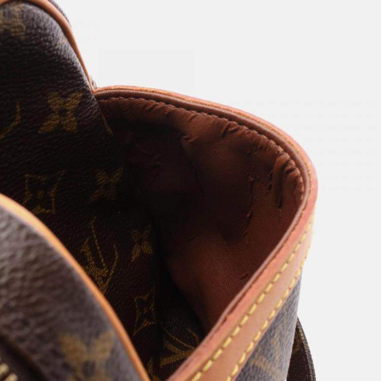 Pre Owned Louis Vuitton Danube Brown Monogram Shoulder Crossbody Bag