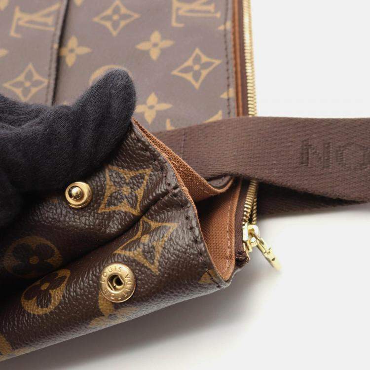 Pre Owned Louis Vuitton Cabas Beaubourg Shoulder Tote Hand Bag Monogram